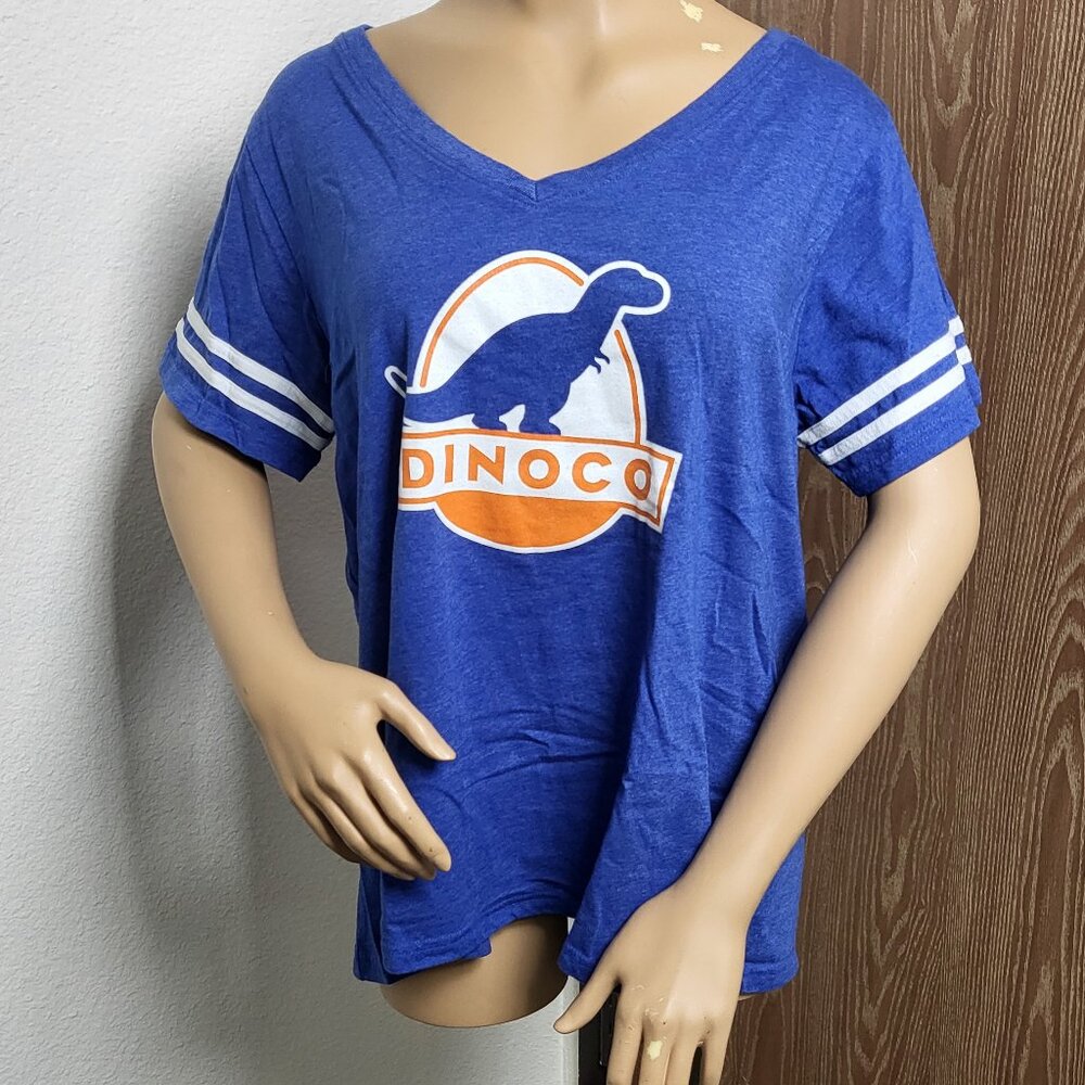 Disney Dinoco women's cut t-shirt short sleeves EUC size 1X hard to find!